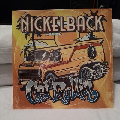 NICKELBACK LP Get Rollin' ORANGE VINYL Gatefold Sleeve