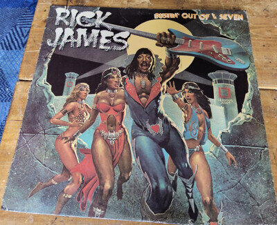 RICK JAMES - BUSTIN' OUT OF L SEVEN. U.S. GORDY VINYL LP 1979 VG+