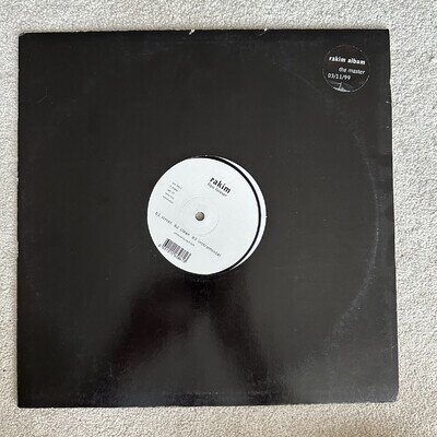 Rakim When I B On Tha Mic / Flow Forever Vinyl Single 12 inch DJ Premier