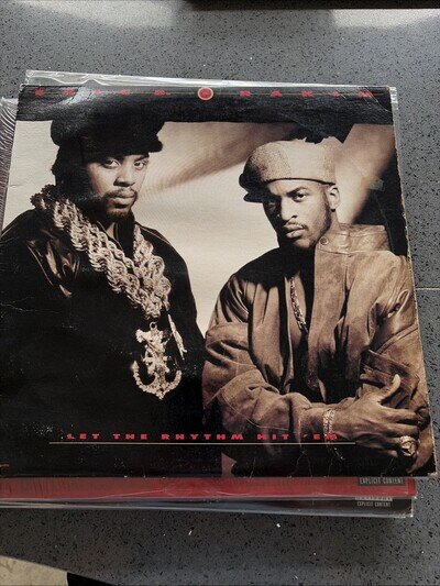 Eric B. & Rakim Let the Rhythm Hit 'Em Original US Vinyl LP First Press