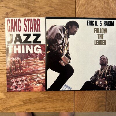 Eric B. And Rakim Follow The Leader 7inch/Gangstarr Jazz thing 7inch Vinyl nr mt