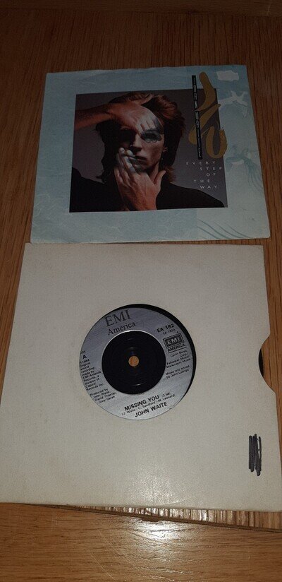 John Waite Vinyl Singles - Missing You & Every Step Of The Way