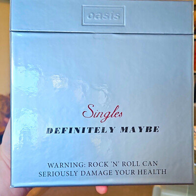 Oasis Singles Definitely Maybe Limited Edition Coloured Vinyl Box Set 7" 45RPM