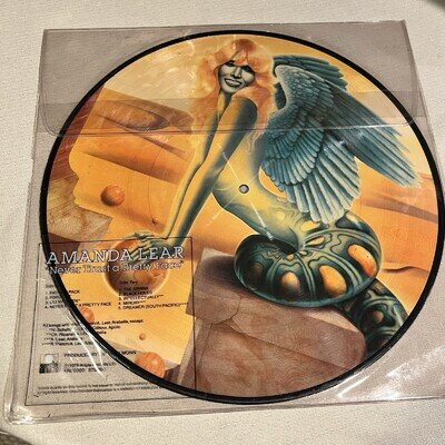 Amanda Lear Never Trust A Pretty Face Vinyl Picture Disc UK 1979 Ariola ARL LP