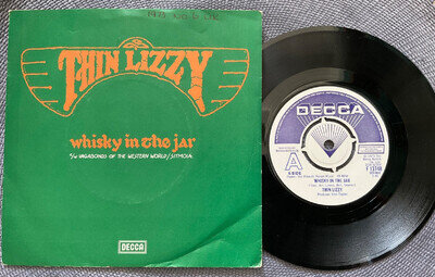 THIN LIZZY - WHISKY IN THE JAR E.P. rare UK 1978 DEMO PROMO / HARD ROCK / MINT-