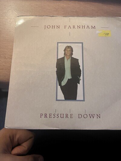 john farnham pressure down 7" vinyl record