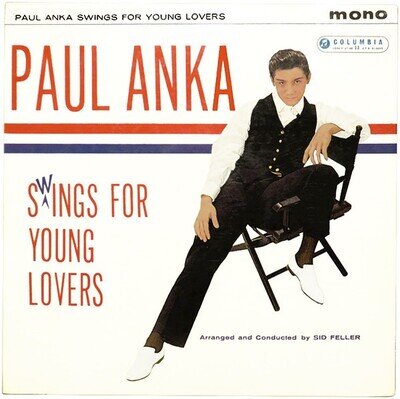 Paul Anka - Swings For Young Lovers Vinyl LP Album (LP Record) Mono - VG+/VG+