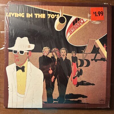 SKYHOOKS Living in the 70s AUSTROPOP 1977 LYRIC SHEET Vinyl LP Semi Shrink