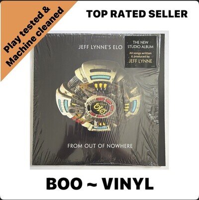 Jeff Lynnes ELO From Out of Nowhere LP Vinyl Record Album Black NM / NM