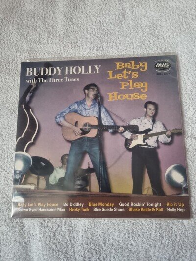 Buddy Holly With The Three Tunes Baby Let's Play House 10 Track Vinyl Album 10"