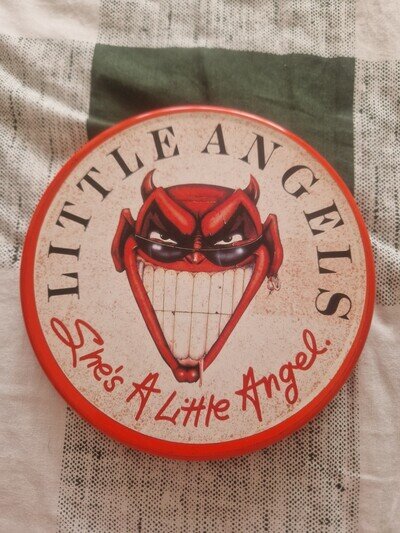 Little Angels She's A Little Angel Used Vinyl 7" Record LIMITED EDITION TIN