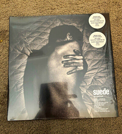 Suede Autofiction Rock 12" Black Vinyl LP, Sealed, BMG 2022 with signed picture