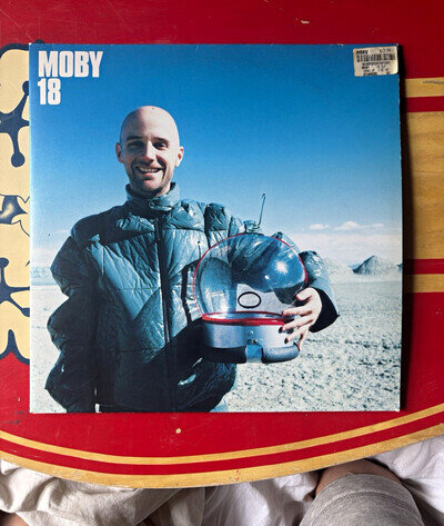 Moby 18 Mute 2002 Electronic 2x12" LP Black Vinyl, Original Inner Sleeve