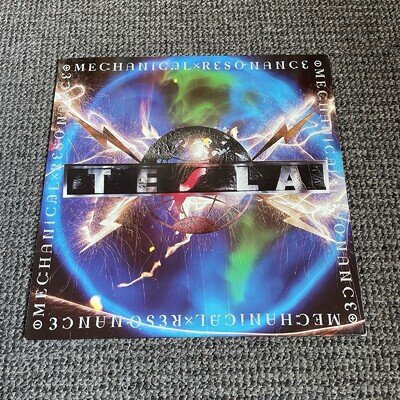 Tesla – Mechanical Resonance Vinyl Record FIRST EUROPEAN Pressing 1986
