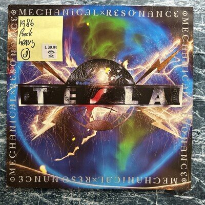Tesla ‎– Mechanical Resonance 12” Vinyl Record EX