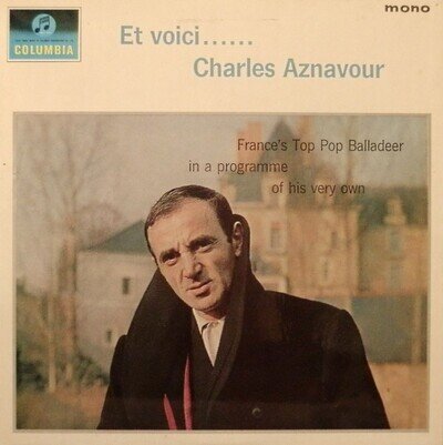 Charles Aznavour - Et Voici...... Vinyl LP Compilation (LP Record) Mono - VG+...