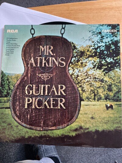 Chet Atkins Mr. Atkins Guitar Picker Cds 1090 Vinyl Record Lp