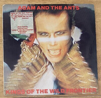 ADAM AND THE ANTS KINGS OF THE WILD FRONTIER VINYL LP CATALOGUE VG+/VG+ Cleaned