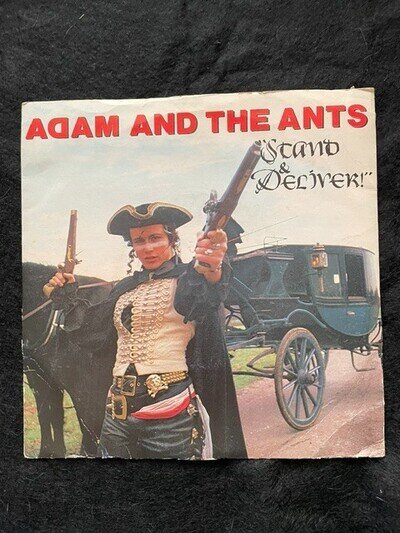 Adam And The Ants - Stand & Deliver! 7” Vinyl Record – CBS A1065 EX/VG+