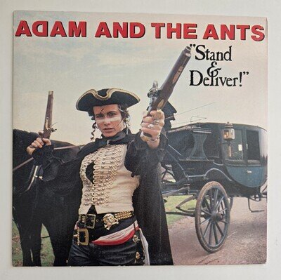 Adam And The Ants ~ Stand & Deliver 12" Single Vinyl (VG+)