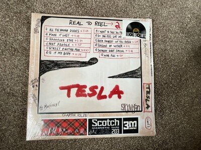 Tesla Real To Reel 2 Double Red Translucent Vinyl LP, Record Store Day Release
