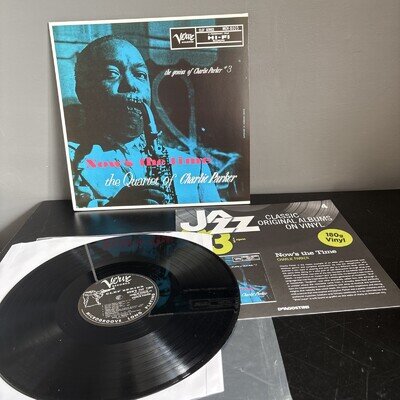 Now’s The Time The Quartet Of Charlie Parker 180g Vinyl Jazz Record Ex