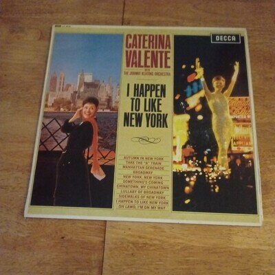 Caterina Valente, I happen to like New York, vinyl record, LP, album, 1964