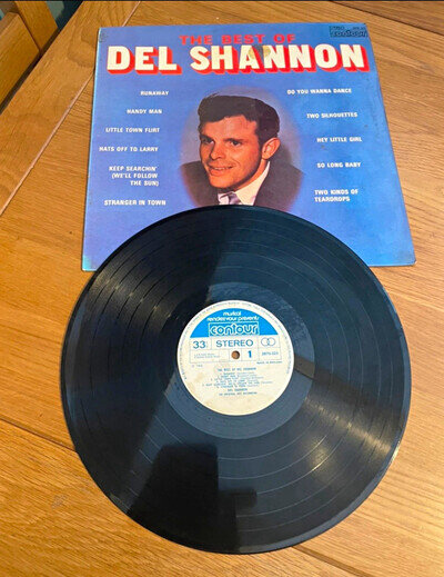 Del Shannon – The Best Of Del Shannon Contour LP 12" 33 RPM Stereo
