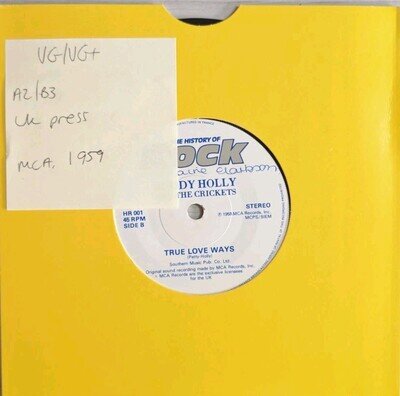 Buddy Holly That'll Be The Day Vinyl Record VG/VG+ HR001 1959