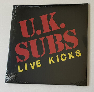 UK SUBS LIVE KICKS COLOURED VINYL VINYL RECORD NEW SEALED