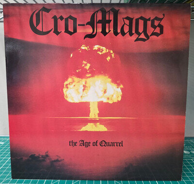 Cro-mags The Age Of Quarrel Vinyl LP 1986 Original Pressing CENSORED sleeve RARE