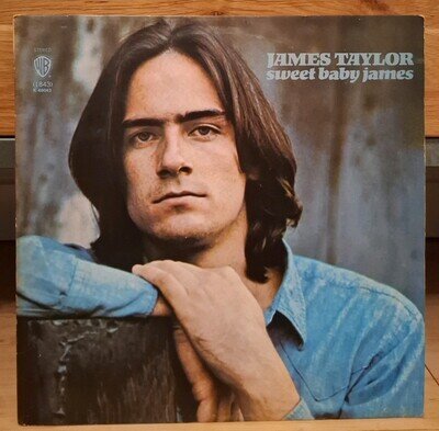 James Taylor - Sweet Baby James (UK vinyl LP) 1972 green labels, soft rock pop