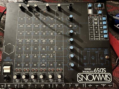 Vintage Simmons SDS9 Electronic Drum Kit Brain Module Tested Working