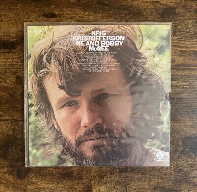 Kris Kristofferson Me And Bobby McGee Album Vinyl Record LP