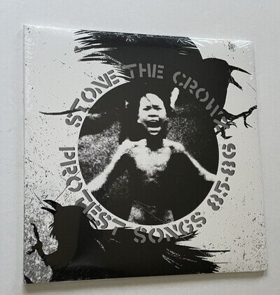 STONE THE CROWZ PROTEST SONGS 85-86 WHITE VINYL LP RECORD NEW SEALED