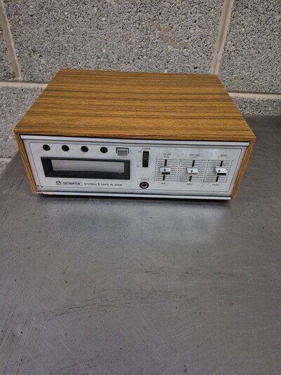 Amerex AC 400 Stereo 8 Tape Player 8 Track Amplifier Vintage Retro Prop