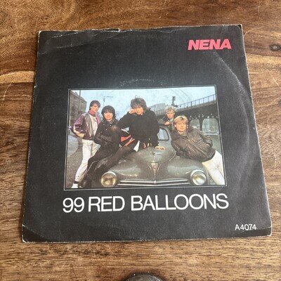 Nena 99 Red Balloons Vinyl 7" Single Record 1983 Epic