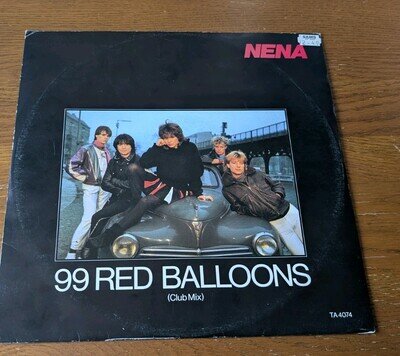 Nena 99 Red Balloons Vgc+ 12 Inch Single Play Tested Vinyl 1983 CBS Records