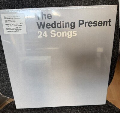 The Wedding Present - 24 Songs 3LP Album Mint colour vinyl & Double CD (Sealed)