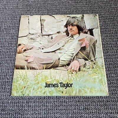 James Taylor - Self Titled Debut Album 1968 Vinyl Record EARLY UK Pressing 1971