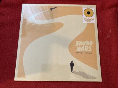 BRUNO MARS DOO-WOPS & HOOLIGANS RARE 2020 YELLOW VINYL LTD ED LP MINT SEALED