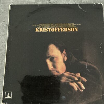 KRIS KRISTOFFERSON KRISTOFFERSON 1970 ORIGINAL UK STEREO ISSUE MONUMENT vg+vg+
