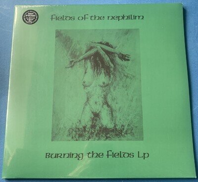 FIELDS OF THE NEPHILIM Burning The Field ~ UK Jungle Green Vinyl 2xLPs SEALED!
