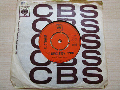 Al Stewart The News From Spain 7" Vinyl Record