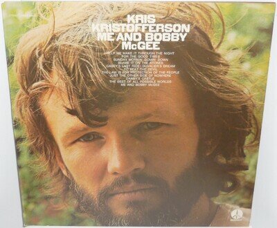 KRIS KRISTOFFERSON, ME & BOBBY McGEE, MONUMENT RECORDS LP MNT 64631, 1971