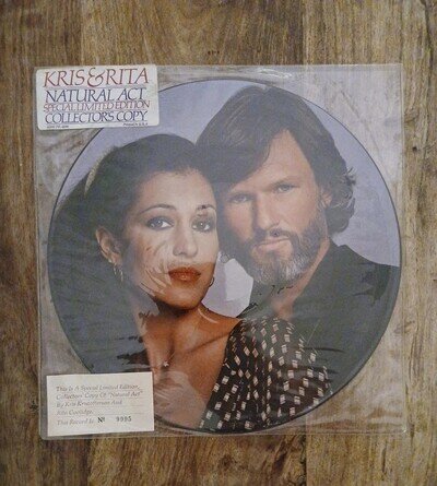 KRIS KRISTOFFERSON - RITA COOLIDGE - NATURAL ACT - LTD ED. - PICTURE DISC - 1978