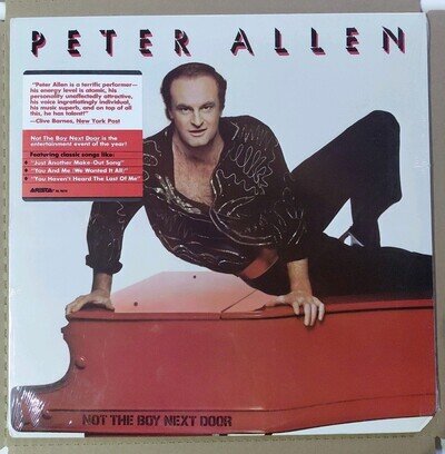 Peter Allen - Not the Boy Next Door Vinyl LP - 1983 Arista - Factory Sealed!