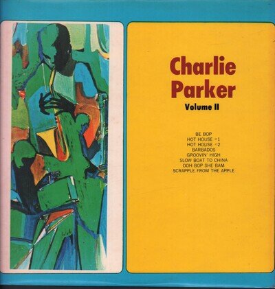 Charlie Parker Charlie Parker Volume II LP vinyl UK Xtra 1971 XTRA1118