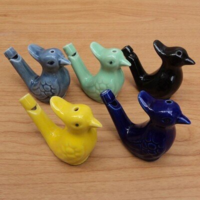 Ceramic Bird Whistle Novelty Whistle Water Warbler Vintage Style Child Simple