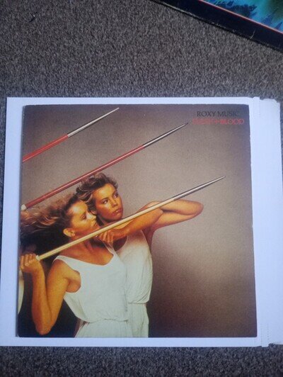 Roxy Music - Flesh + Blood Vinyl LP Polydor Records UK 1980 First Pressing